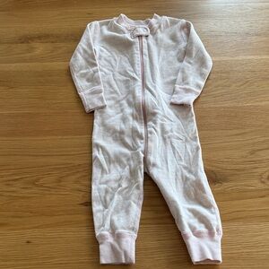 Hanna Andersson Light Pink Kids Pajama Footies